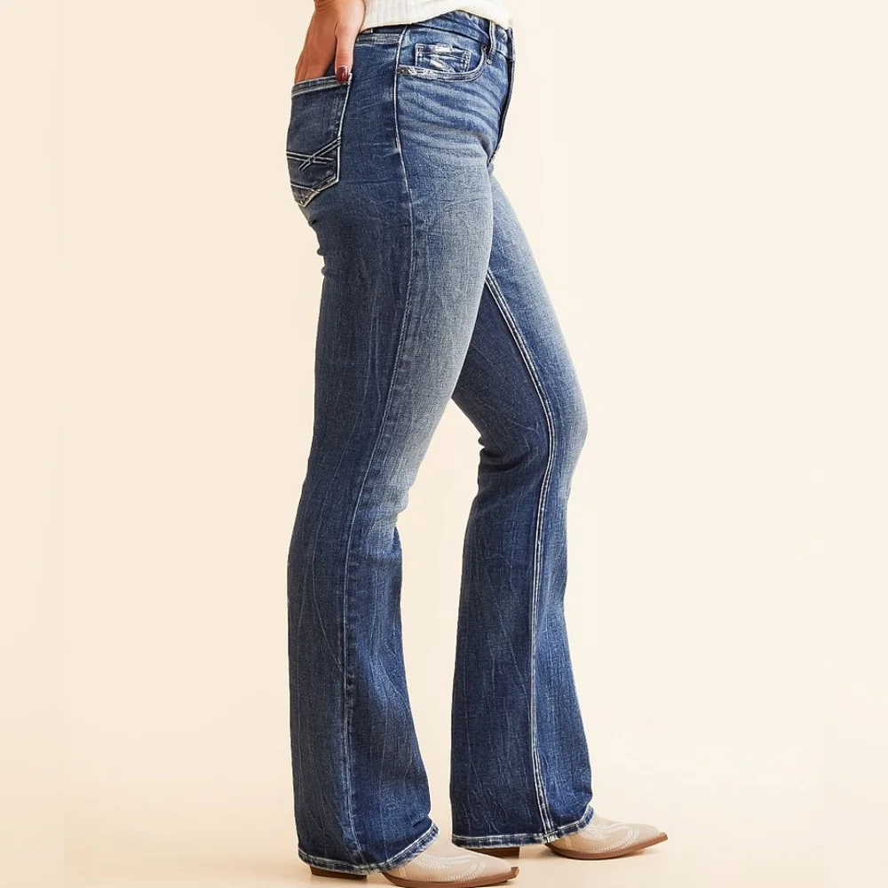 SOLD Buckle BKE Gabby Curvy Fit Bootcut Stretch Jeans sz 30 ABK2036R - Picture 2 of 7